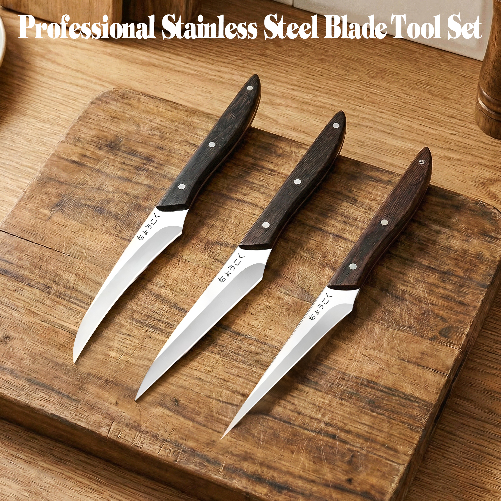 Hobby Knife Blade - Upgraded Multi-Function Kitchen Fruit&Paring Knife Set