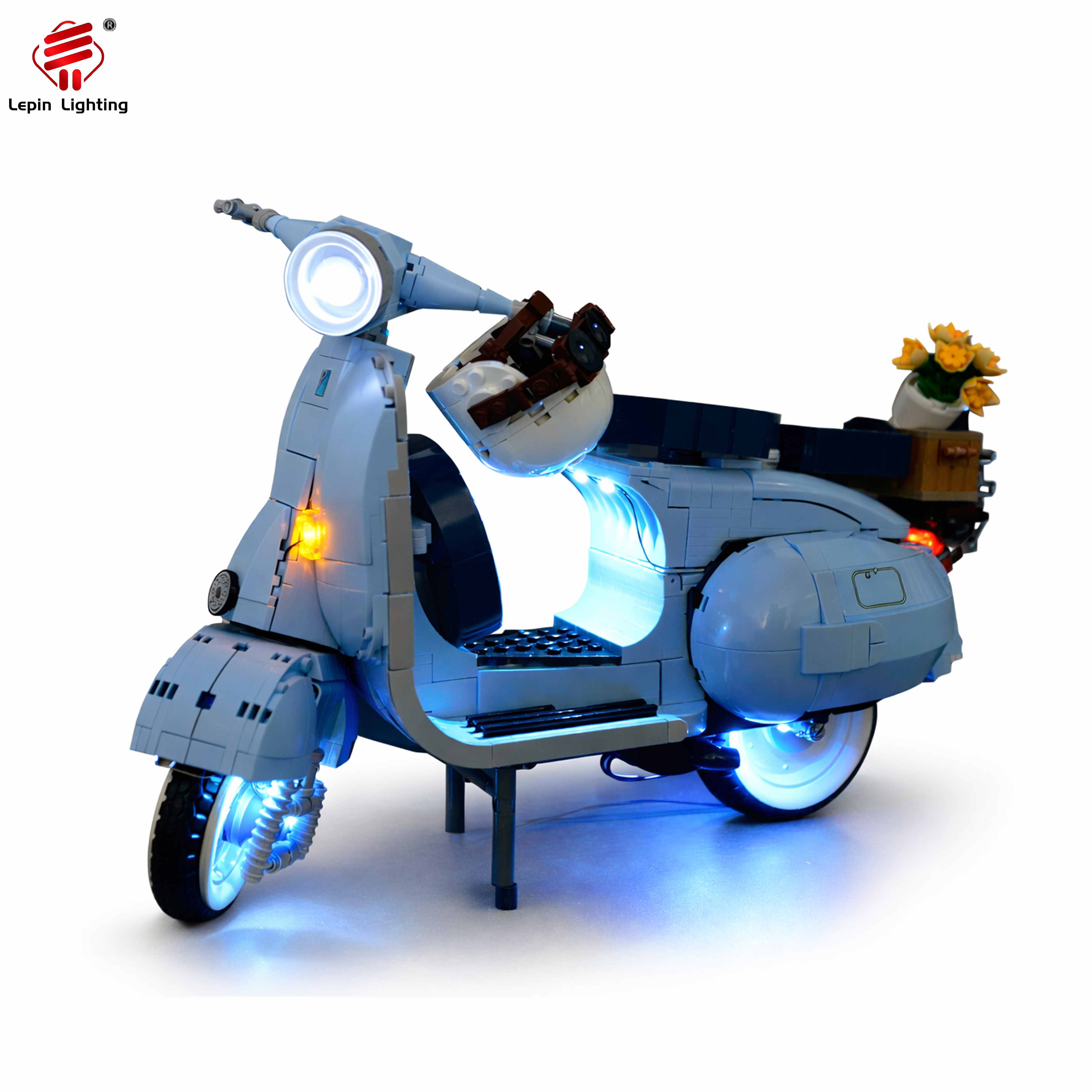 Model Kit Vespa - LED Lighting Kit Compatible with 10298