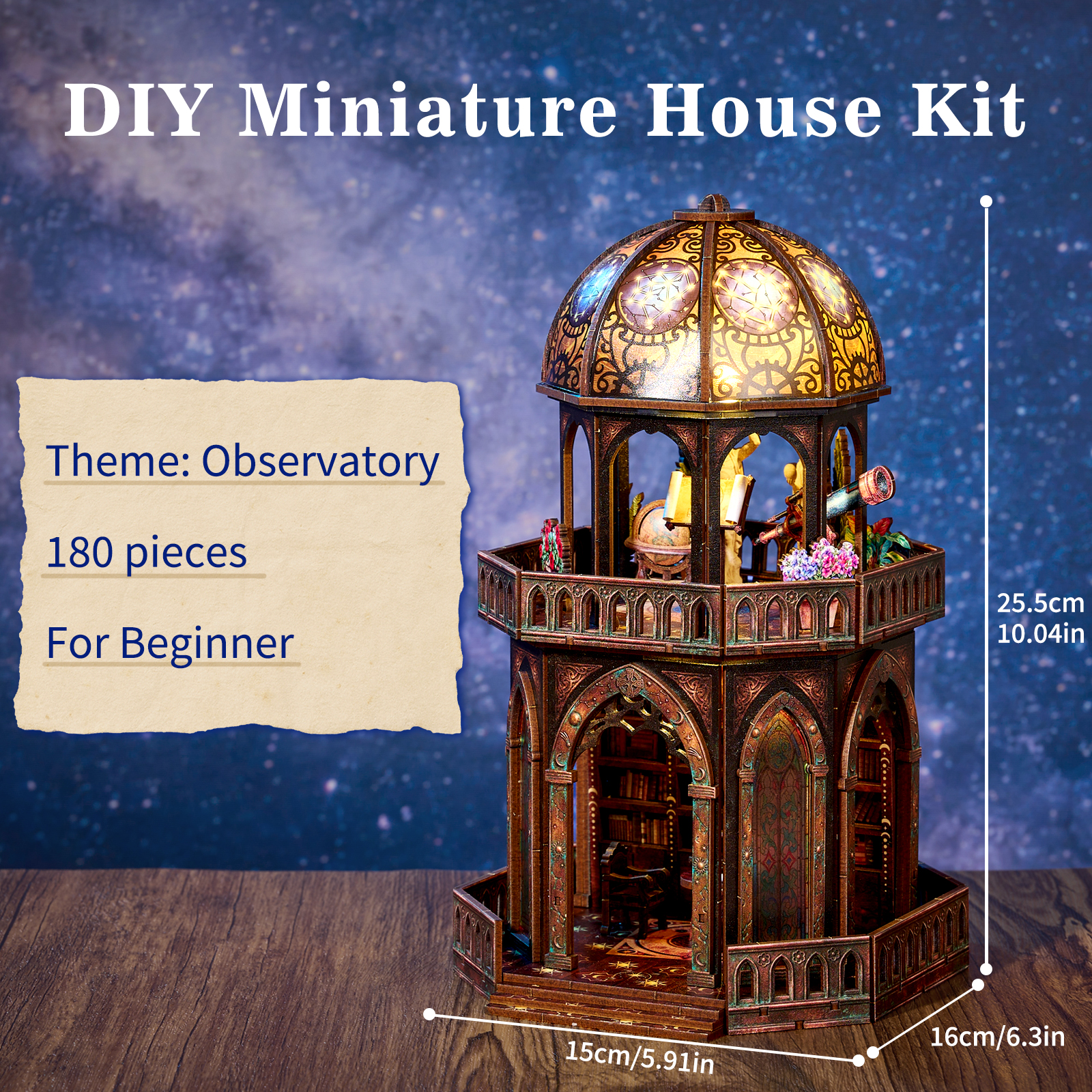 DIY 3D Wooden Puzzle Book Nook - Model Kit History 리뷰 및 가격