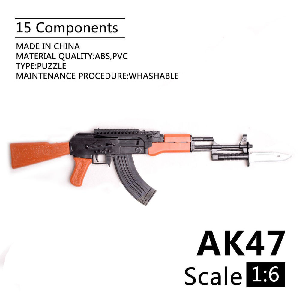 1/6 AK47 Assault Rifle  Plasti - Model Kit Weapons 리뷰 및 가격