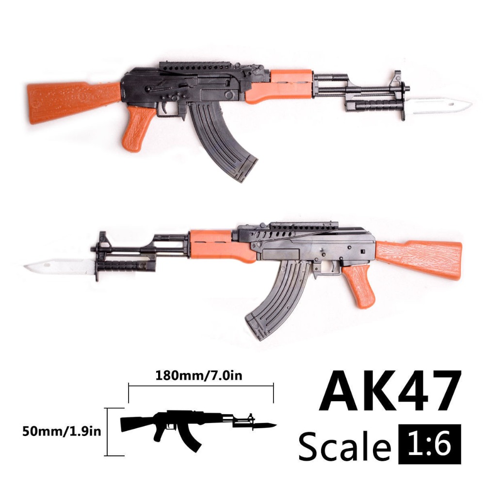 1/6 AK47 Assault Rifle  Plasti - Model Kit Weapons 리뷰 및 가격