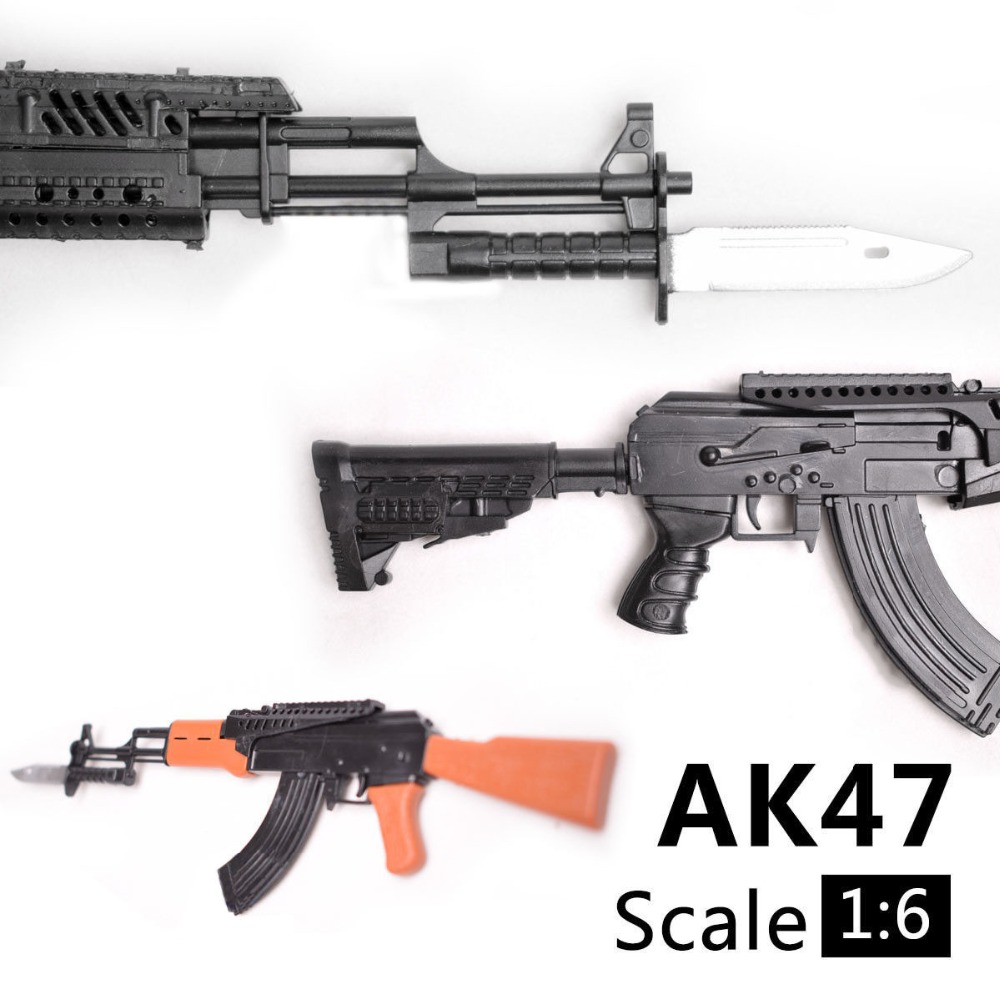 1/6 AK47 Assault Rifle  Plasti - Model Kit Weapons 리뷰 및 가격