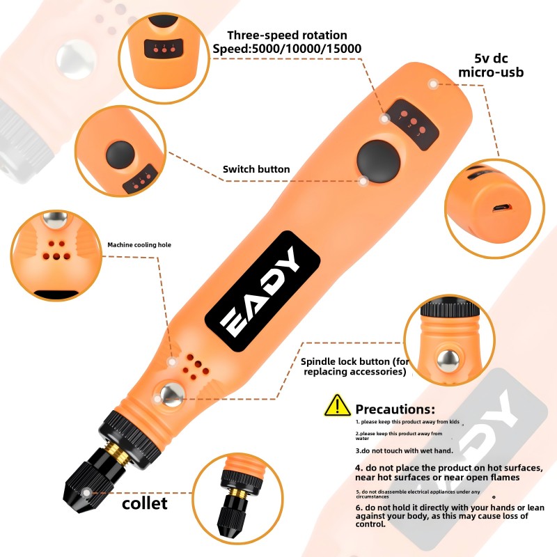 USB Cordless Rotary Tool Kit – - Model Kit Tool 리뷰 및 가격