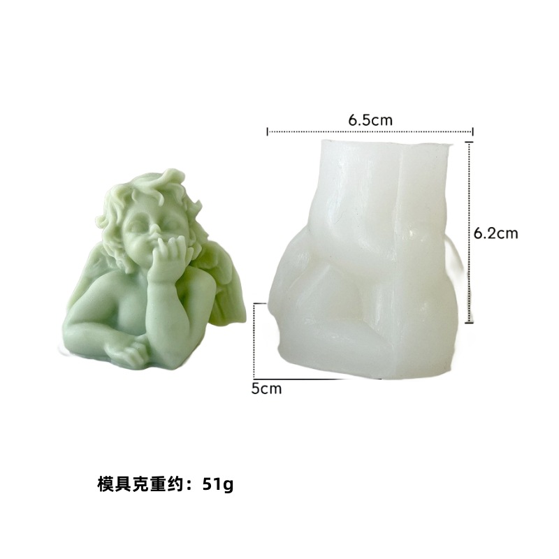 Rose Angel Candle Silicone Mol - Model Kit Cement 리뷰 및 가격