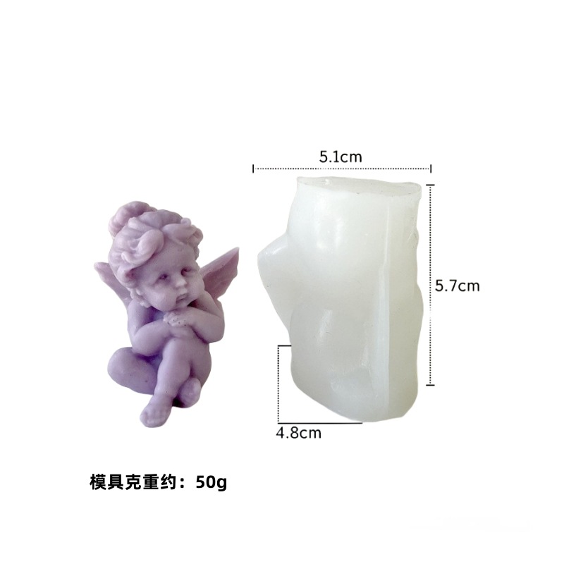Rose Angel Candle Silicone Mol - Model Kit Cement 리뷰 및 가격