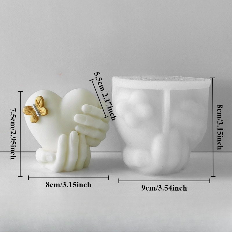 Hand Hold Love Silicone Candle - Model Kit Cement 리뷰 및 가격