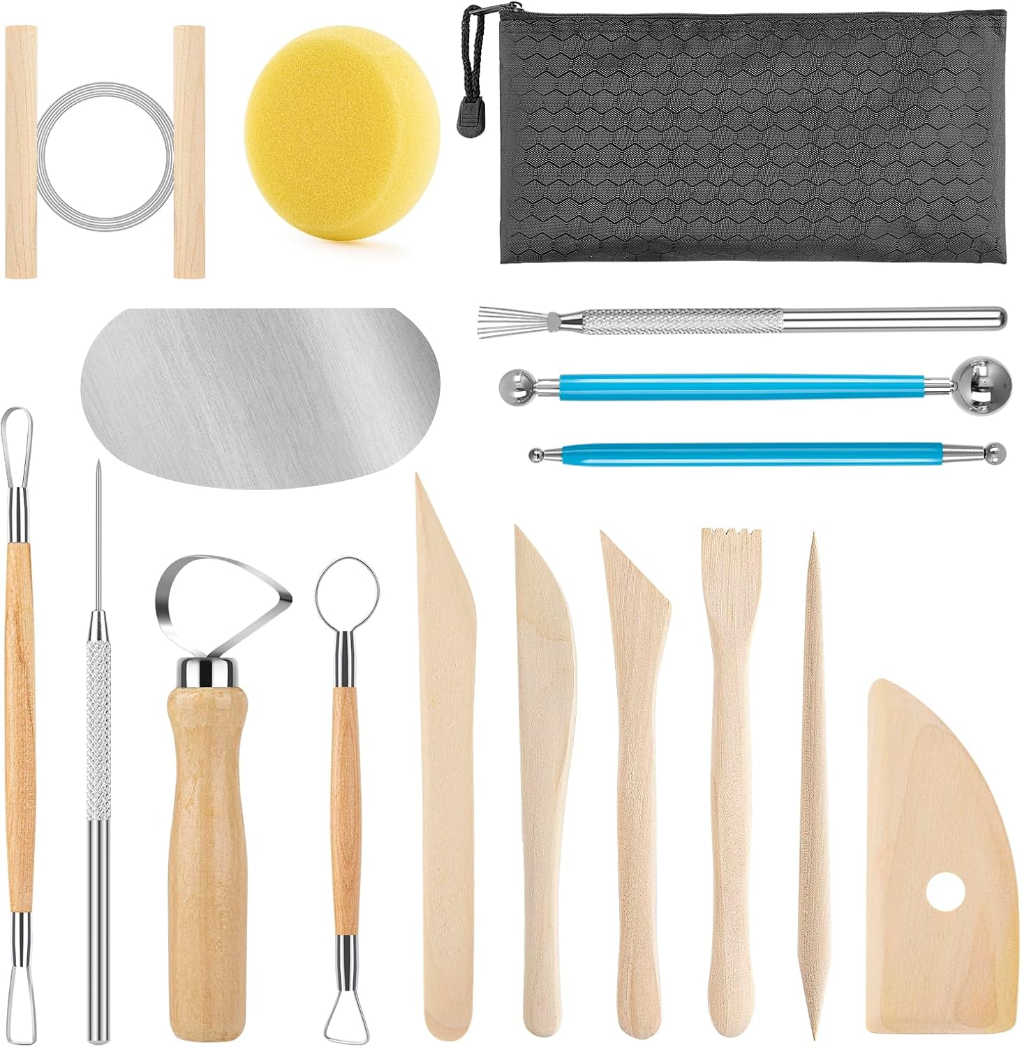 Pottery Tool Kit, 17pcs Polyme - Model Kit Tool 리뷰 및 가격