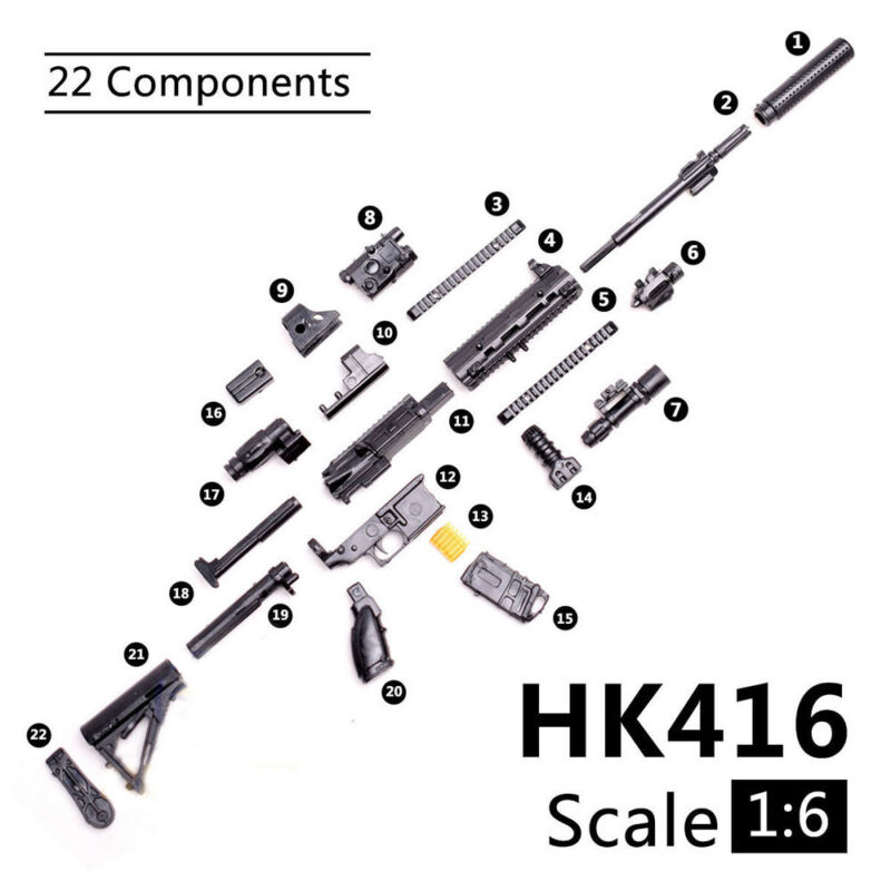 1:6 Scale Toy Mini  Gun Model  - Model Kit Weapons 리뷰 및 가격