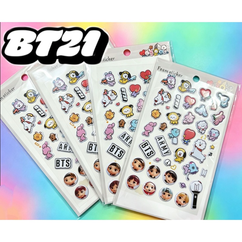 BT21 3D Bubble Stickers Cute C - Model Kit Decals 리뷰 및 가격
