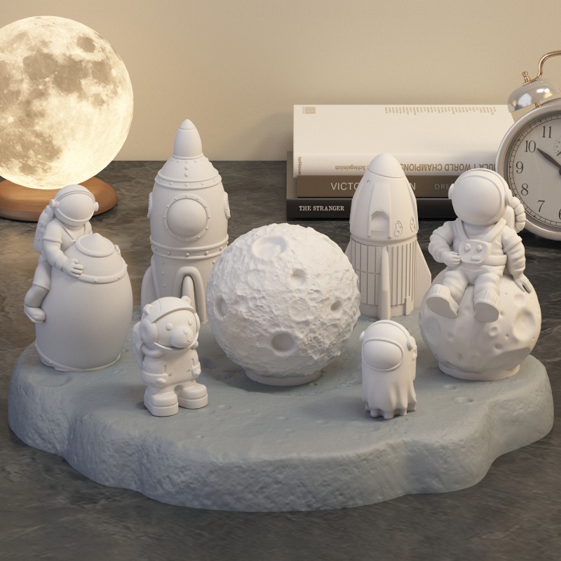 3D Space Astronaut Silicone Ca - Model Kit Cement 리뷰 및 가격
