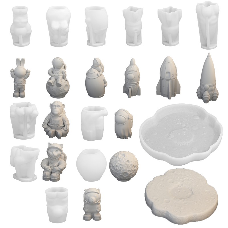 3D Space Astronaut Silicone Ca - Model Kit Cement 리뷰 및 가격