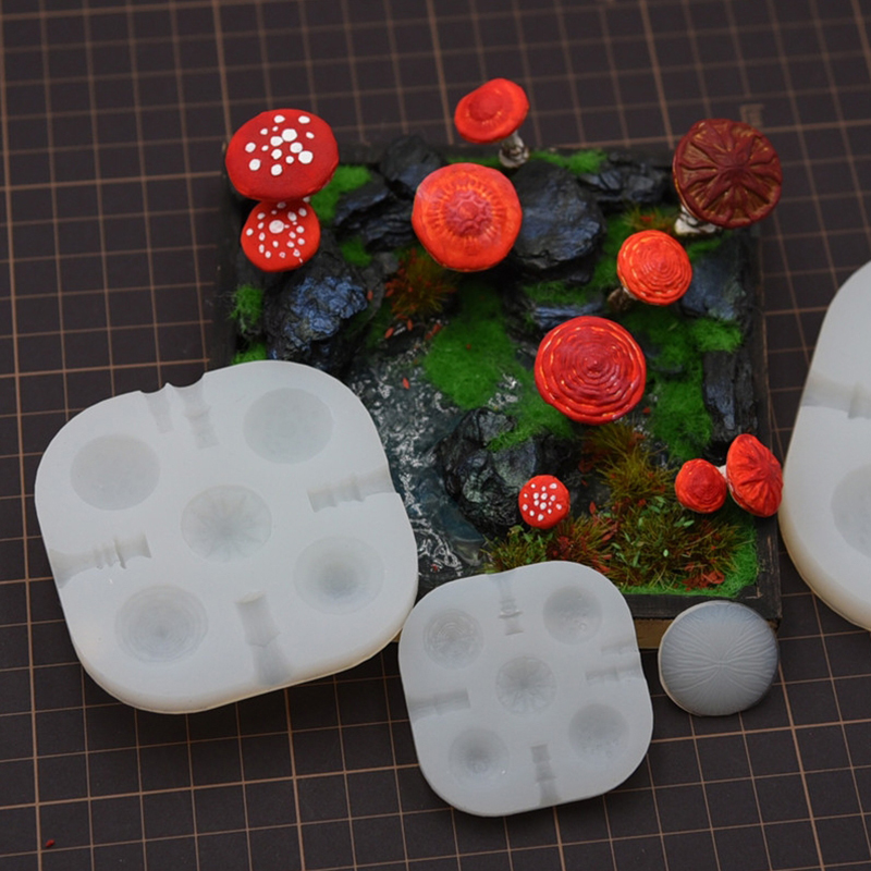 2pcs/set Mini Mushroom Silicon - Model Kit Tool 리뷰 및 가격