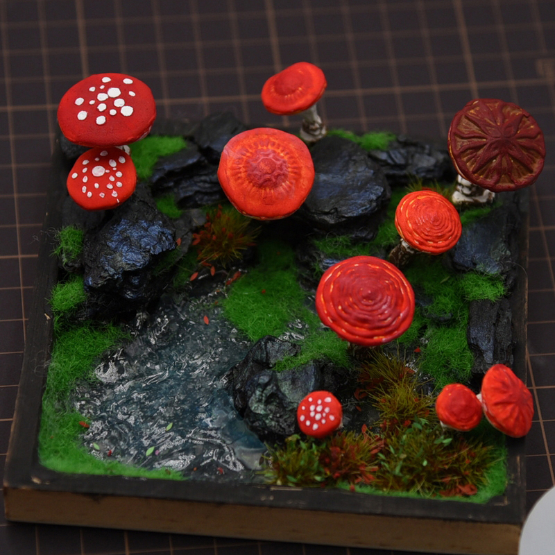 2pcs/set Mini Mushroom Silicon - Model Kit Tool 리뷰 및 가격
