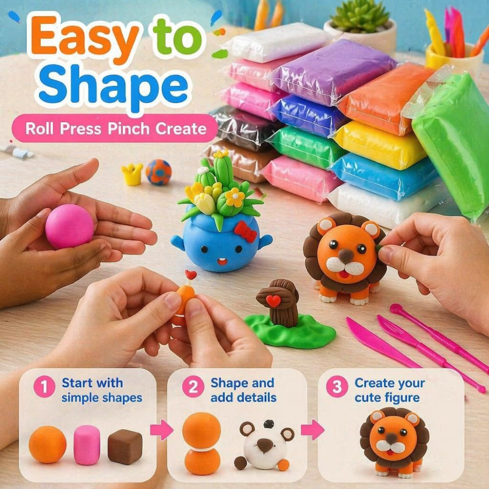 Air Dry Modeling Clay Kit Soft - Model Kit Tool 리뷰 및 가격