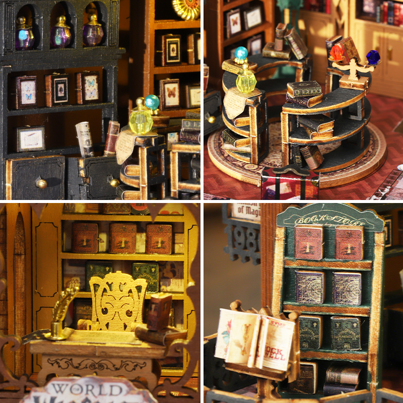 New DIY TWILIGHT BOOK CITY Min - Model Kit History 리뷰 및 가격