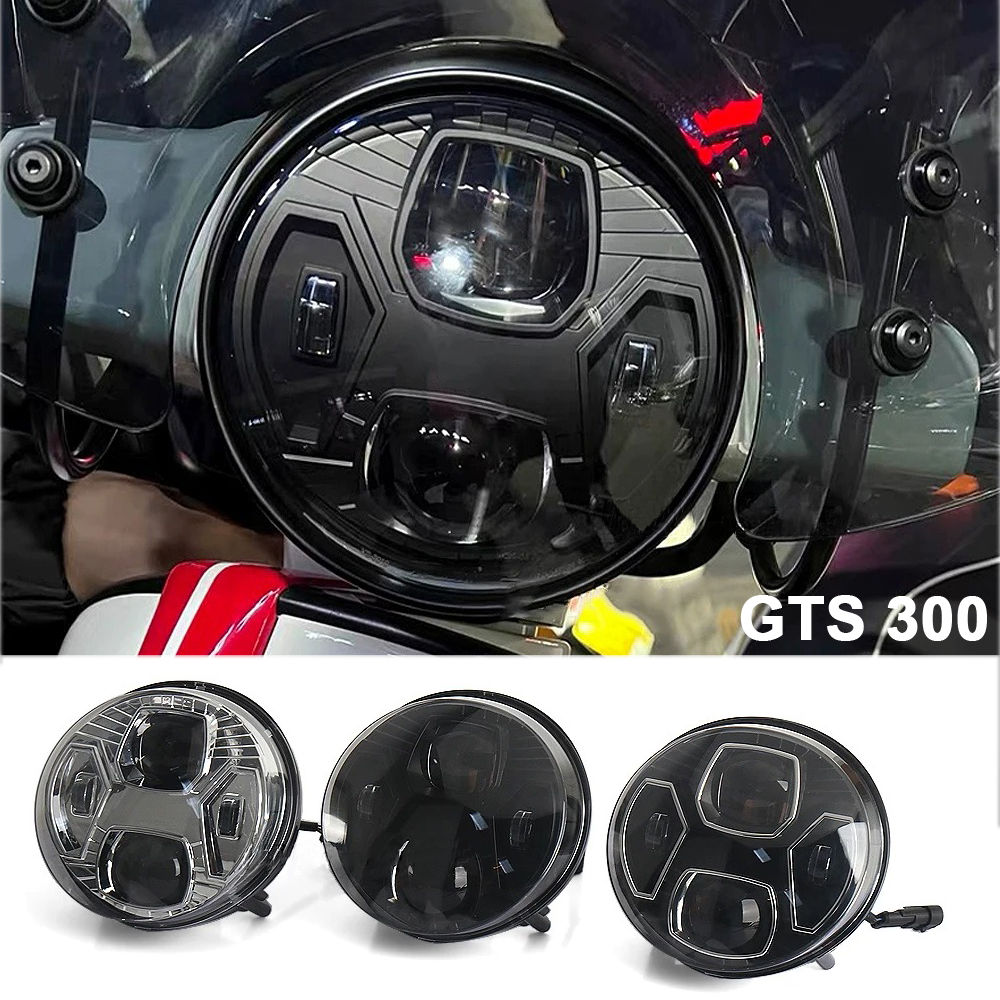 LED Headlight Assembly Black C - Model Kit Vespa 리뷰 및 가격