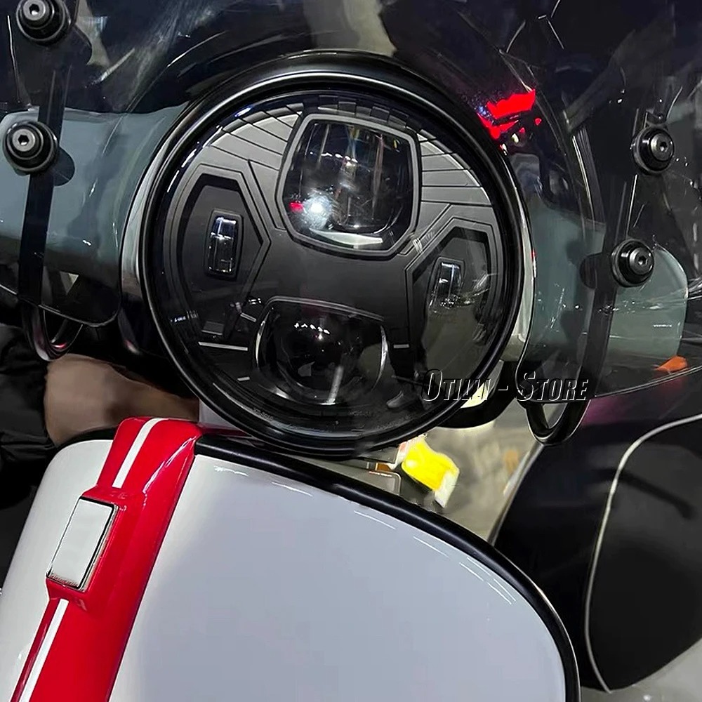 LED Headlight Assembly Black C - Model Kit Vespa 리뷰 및 가격