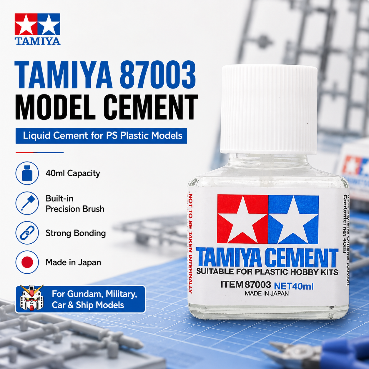 Original Tamiya Cement 87003 4 - Model Kit Cement 리뷰 및 가격